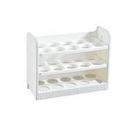 LEADSDGE Boîte à œufs ergonomique avec mécanisme de clip de porte stable, idéal pour les besoins fréquents de cuisson et de cuisson