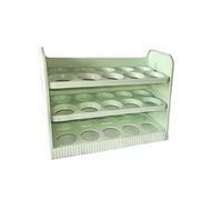 LEADSDGE Boîte à œufs ergonomique avec mécanisme de clip de porte stable, idéal pour les besoins fréquents de cuisson et de cuisson