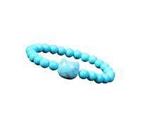 LEADSDGE Bracelet fait à la main en pierres naturelles pour femmes - Aventurine verte, taille unique, Comme décrit