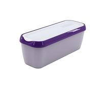 LEADSDGE Conteneurs de congélation simples pour crème glacée, boîtes de fournitures de cuisine avec couvercle, moules à sucettes glacées, accessoires de cuisine, bac à crème glacée avec couvercles