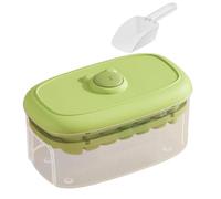 LEADSDGE Ensemble de moules à glaçons de grande capacité avec couvercle anti-poussière pour 56 cubes de congélation anti-fuite pour café, cocktails, bac à glaçons avec poignée