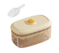 LEADSDGE Ensemble de moules à glaçons de grande capacité avec couvercle anti-poussière pour 56 cubes de congélation anti-fuite pour café, cocktails, bac à glaçons avec poignée