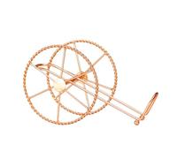 LEADSDGE Étagère à vin artistique en fer en forme de canons - Texture en fer - Convient pour la maison et la table à manger - Support tendance