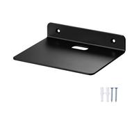 LEADSDGE Étagère murale flottante en acrylique transparent pour plantes - Moderne - Économie d'espace - Installation facile - Utilisation intérieure et extérieure - Étagère murale flottante en