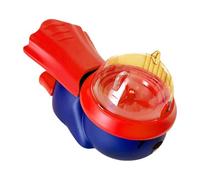 LEADSDGE Jouet puzzle interactif à pédale amusant pour les fuites de nourriture, mangeoire à croquettes activée par collision, distributeur de friandises pour animaux de compagnie