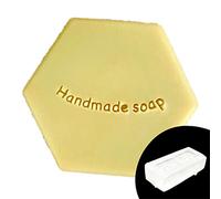 LEADSDGE Moule à estamper en acrylique transparent pour savon naturel organique outils accessoires tampon petit tampon acrylique transparent pour journal intime fabrication de cartes