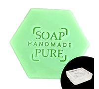 LEADSDGE Moule à estamper en acrylique transparent pour savon naturel organique outils accessoires tampon petit tampon acrylique transparent pour journal intime fabrication de cartes