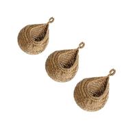 LEADSDGE Panier suspendu multifonction pour fruits, œufs, articles et fleurs, fabriqué à partir de corde robuste, polyvalent, non conformiste, décoration d'intérieur