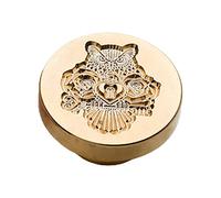 LEADSDGE Tampon de cire à cacheter - Personnage mignon - Créatures de dessin animé pour invitations de mariage - Animaux adorables pour fête de mariage