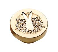 LEADSDGE Tampon de cire à cacheter - Personnage mignon - Créatures de dessin animé pour invitations de mariage - Animaux adorables pour fête de mariage