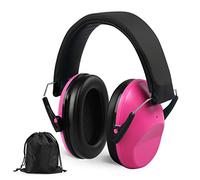 LEADSTAR Casque Antibruit Enfant NRR 25dB / SNR 29dB Pliable Casques Anti Bruit à Réduction Oreille Défenseur pour Dormir, Étudier, Voyager, Jouer, Travailler (Rose) (Rose)