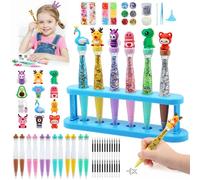 LEADSTAR Fabrique a Stylo,Cadeau Fille 6-12 Ans,Kit de Creation Stylo avec 57+ Accessoires, Kit Loisir Creatif Enfant, Activité Manuelle Enfants 6 7 8 9 10 Ans,Cadeau Anniversaire Fille Garcon