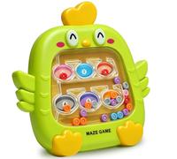 LEADSTAR Jeu Labyrinthe Magnétique Enfant, Apprendre Les Couleurs, Jeu de Comptage et Tri Montessori, Motricité Fine, Jouet Éducatif, Cadeau d'anniversaire 3 4 5 6 7 Ans (Vert)