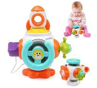 LEADSTAR Jouet Bebe 1 2 an,Jeux Montessori Cubes d'Activité Bébé 6 en 1 en Busy Board Jouet Éducatif Motricité Cube Sensoriel Jeux pour Enfants 1 2 Ans Anniversaire Noël Cadeau (B)