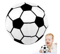 LEADSTAR Jouet de Football en Peluche pour Naissance 0-3 Mois,Sensorielle Jeux d’Eveil Hochet Bébé de développement,Educatif Cadeau Enfant Garçon et Fille 3 6 9 12 Mois 1 an（8cm）