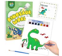 LEADSTAR Peinture Enfants Livres de Coloriage pour Enfants,La Peinture à L'Aquarelle pour Enfant Avec Peintures Et Pinceaux,Adapté Aux Enfants Et Aux Adultes
