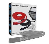 LEADTOPS Garde Bord Porte Voiture, 16.4FT 5M Garde Protecteur Porte Voiture Garniture Bord en Caoutchouc Moulage U Forme, Couleur Gris