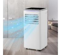 LEADZM Climatiseur Mobile Portable, Climatiseur d'Air Mobile 10000BTU，Contrôle Wi-Fi Intelligent,3-en-1 Déshumidificateur, Ventilateur, Minuterie 24h,Climatiseurs