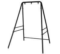 LEADZM Support hamac, Support de Chaise Hamac Portable - Conception à Double Barre transversale，Plus Stable, pour Intérieur ou Extérieur - 133×137×180 cm