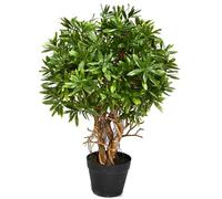 Leaf Arbre Artificiel Ignifuge, 45 cm, Mini topiaire résistant au feu, 45 cm