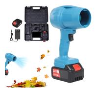 Leaf Blower Cordless, Turbo Duster, 8.66x5.71 inches Leaf Fan, Variable Speed with Battery & Charger, Compact Material for Grass Lawn, Driveway Patio Garden Camping, Snow Car Computer Cleaning