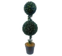 Leaf Buis Artificiel en Boule, 90 cm, podocarpus Double, 90 cm