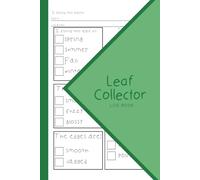 Leaf Collector Log Book: 6x9 inches , 110 Pages