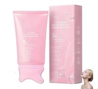 Leaf Cosmetic Crème Gua Sha Raffinante Au Collagène Et Rétinol,Volufiline Collagen Retinol Refining Gua Sha Cream, Volufiline Crème Anti Ride Repulpant Visage,Réduit Double Menton,Soin Hydratant，1PC
