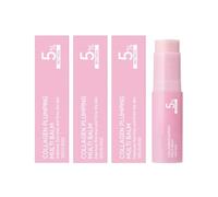 Leaf Cosmetic Stick Anti Ride, Pink Collagen Volumizing Primer Stick | Non-Sticky Fast Absorb Hydrating Treatment for Eye, Lip & Neck, Brightens Dull Skin for Luminous Glow