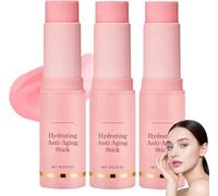 Leaf Cosmetic Stick Anti Ride Repulpant,Stick Repulpant Visage Leaf,Soelia Baume Repulpants Au Collagène,Sticks Collagene Coreen,Sticks Repulpants Bio-Collagène,Hydratant Multifonction Visage, Cou，3PC