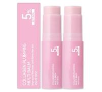 Leaf Cosmetic Stick Anti Ride, Stick Repulpant Bio-Collagène Pdrn, Sérum Solide Portable pour Visage, Soin Hydratant et Raffermissant Tout-en-un, Wrinkle Power, pour un Soin Quotidien (2PC)