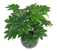 Leaf Design UK Aralia Grande Plante Artificielle réaliste avec Pot 60 cm