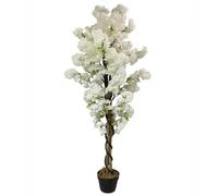 Leaf Design UK Arbre Artificiel réaliste Blanc 150 cm