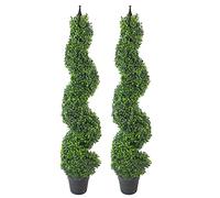 Leaf Design UK Buxus Buxus Arbre en Spirale 120 cm