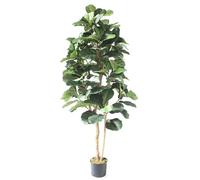 Leaf Design UK Plante Artificielle en Plastique Noir