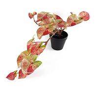 Leaf Design UK Plante Artificielle réaliste avec Pot Rose 35 cm