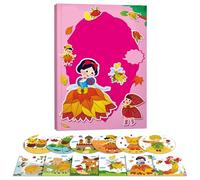 Leaf Fall Crafts, 3D Interactive Educational Kit, 50 Piece Fall Leaf Craft Set, Paper Handmade Classroom Supplies, Kids Art Project with Tools, Thanksgiving Party Outdoor Home Fun for Family