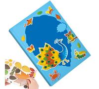 Leaf Fall Crafts, 3D Interactive Educational Kit, 50 Piece Fall Leaf Craft Set, Paper Handmade Classroom Supplies, Kids Art Project with Tools, Thanksgiving Party Outdoor Home Fun for Family