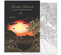 LEAF & GOLD® Livre de coloriage pour adultes I Mandalas sur le thème de la pleine conscience I Livre de coloriage avec perforation I Livre de coloriage Mandala avec plus de 30 motifs