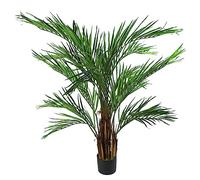 Leaf Grand Palmier Artificiel en Soie, 150 cm Areca Naturel
