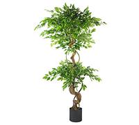 Leaf Internal_UK_High, torsadé, Grand Noir, 150 cm (150 cm)