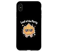 Leaf of The Party, Happy Fall Harvest Autumn Leaf, Jeu de Mots Coque pour iPhone XS Max