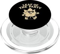 Leaf of The Party, Happy Fall Harvest Autumn Leaf, Jeu de Mots PopSockets PopGrip pour MagSafe