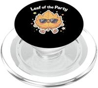 Leaf of The Party, Happy Fall Harvest Autumn Leaf, Jeu de Mots PopSockets PopGrip pour MagSafe