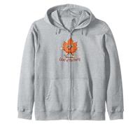 Leaf of The Party, Happy Fall Harvest Autumn Leaf, Jeu de Mots Sweat à Capuche
