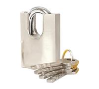 Leaf Plate Padlock - Hardened Steel Shackle Storage Security Lock Heavy