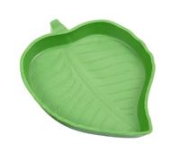 Leaf Reptile Food Water Bowl , Drinking and Eating Dish Tortoise Habitat