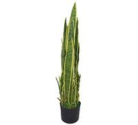 Leaf Sansevieria Trifasciata Plantes artificielles Tropicales 90 cm