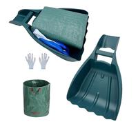 Leaf Scoops, Hand Rakes, Ergonomic Grip Tools, Lightweight Sturdy Design, 19.69x13.39 inches, Heavy Duty Waste Collector, Ideal for Yard, Lawn, Grass, Debris, Backyard Cleanup Use