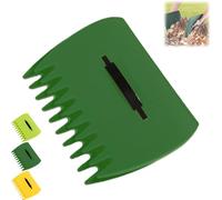 Leaf Scoops Rubbish Pick Up Tool - Easy Leaf & Grass Grabber Without Bending Over, for Picking up Leaves, Clippings, Grass (Yellow)